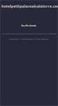 Mobile Screenshot of hotelpetitpalacealcalatorre.com